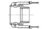 Муфта БМ33 (тип B) МРВД с БРС с наконечником под приварку, с внутренней резьбой, с наружной резьбой, с заглушкой